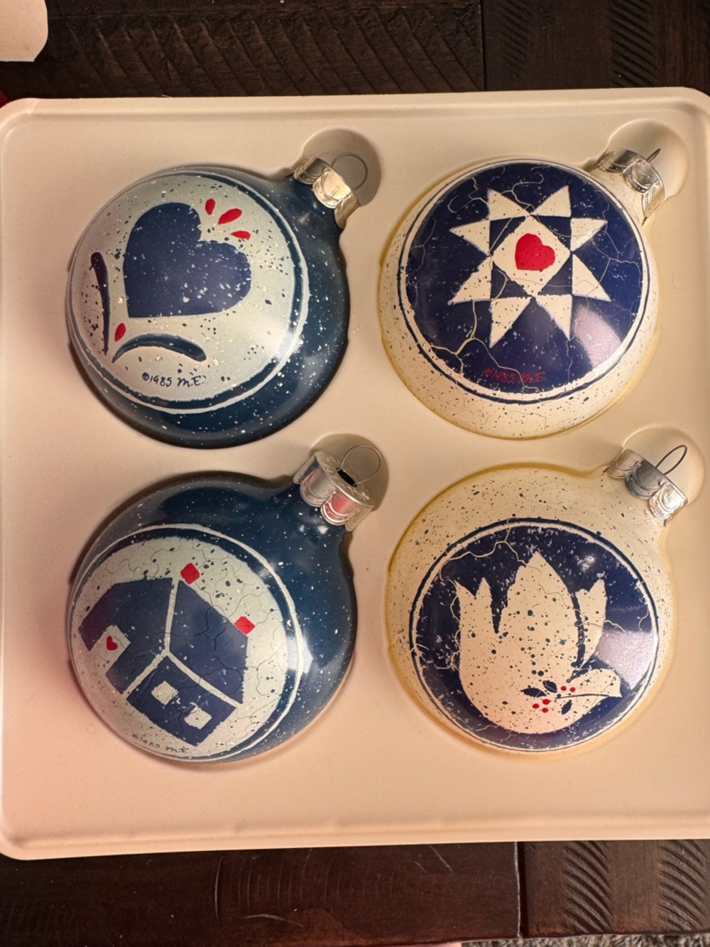 Hallmark Mary Emmerling American Collection Christmas Country Ornaments 1985